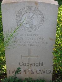 Dar Es Salaam War Cemetery - Tatlow, R D